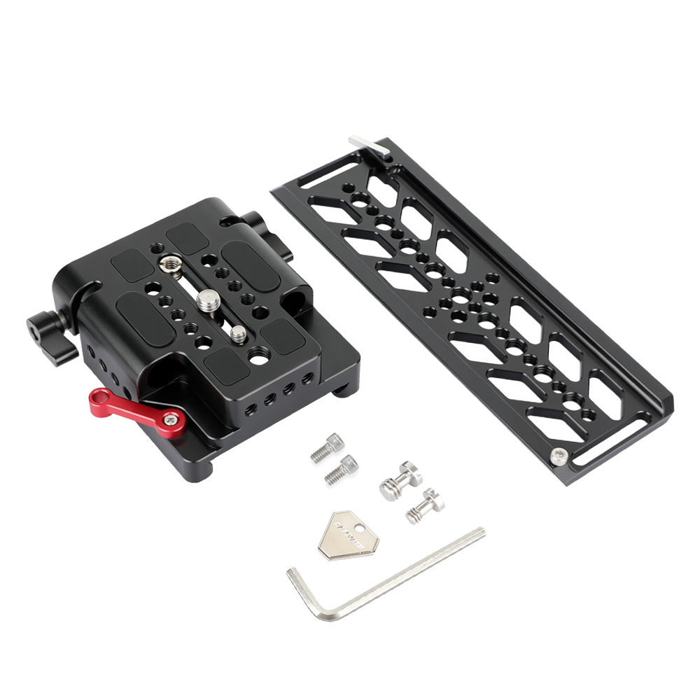 CAMVATE 8" ARRI-Standard Dovetail Plate and 15mm LWS Baseplate