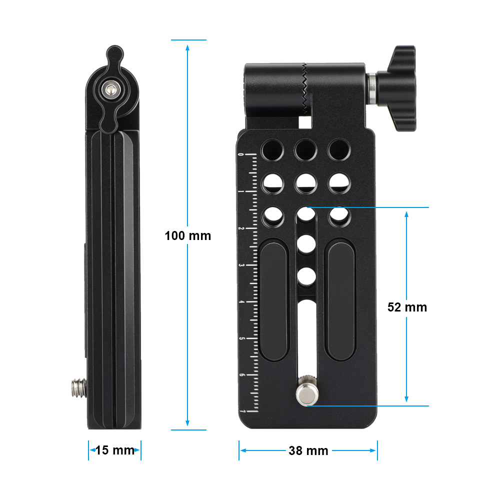 CAMVATE Foldable L-Bracket with Arca-Type Plate