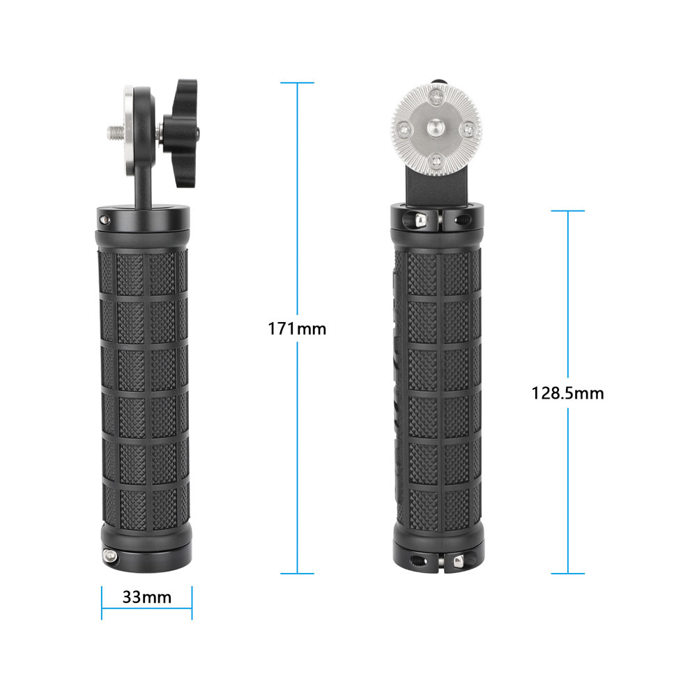 CAMVATE M6 Rosette Mount Rubberized Handgrips (Pair)