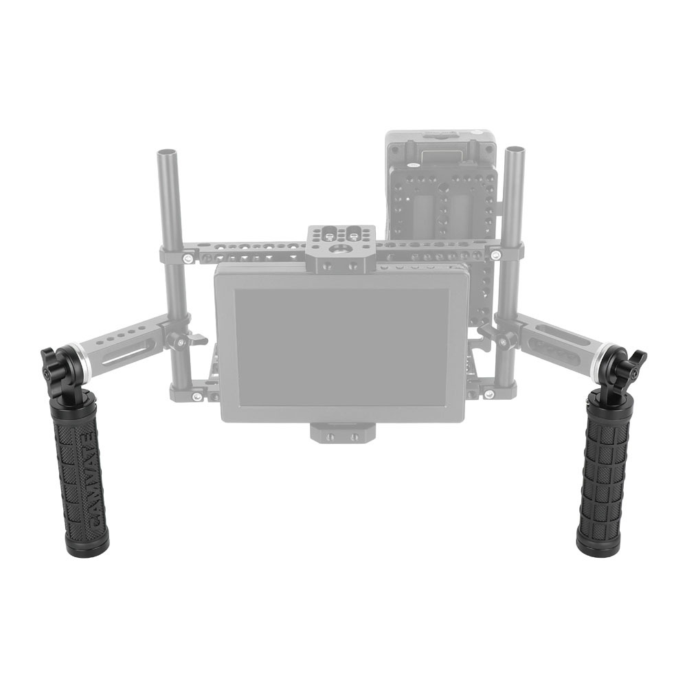 CAMVATE M6 Rosette Mount Rubberized Handgrips (Pair)