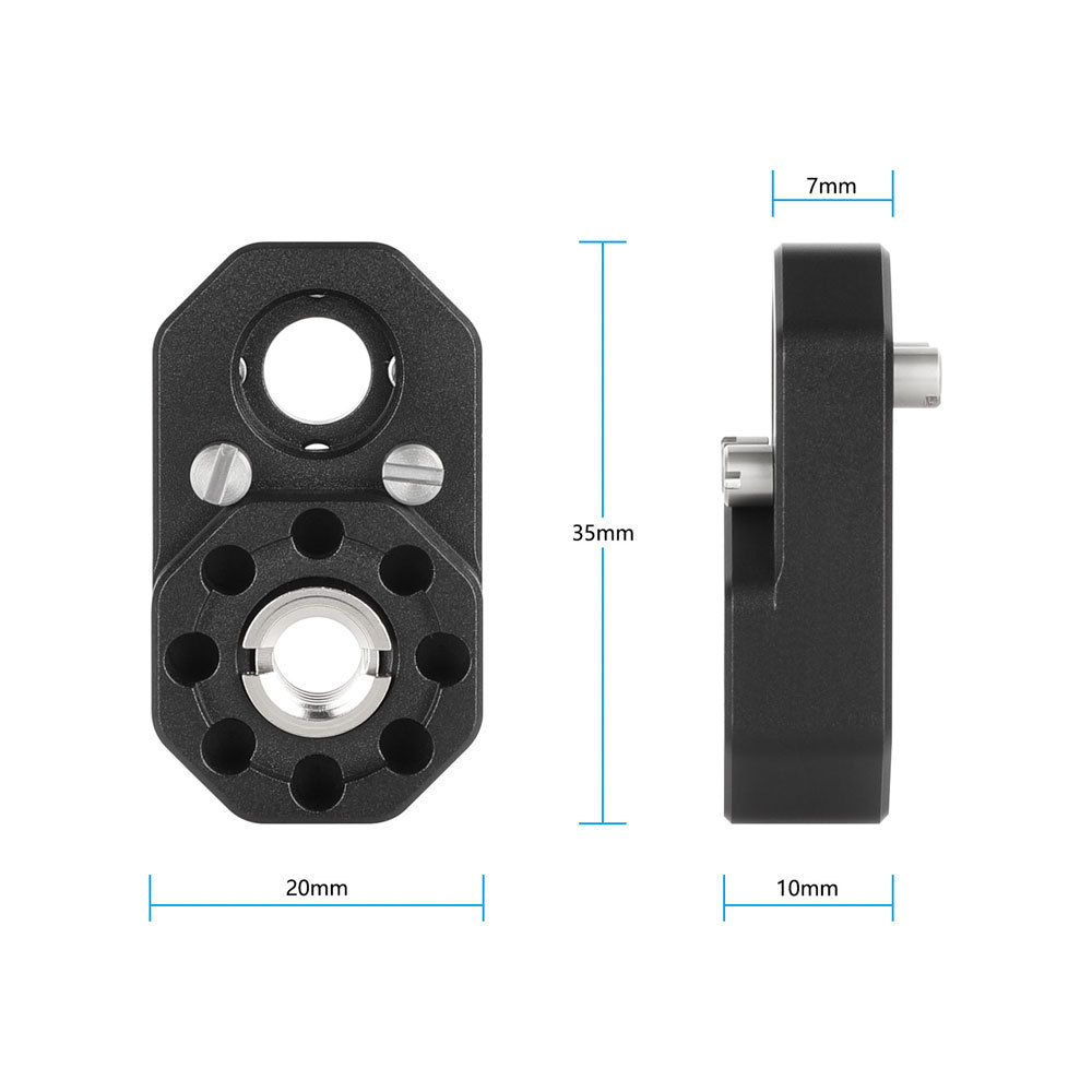 CAMVATE 1/4"-20 to 3/8"-16 Anti-Twist Accessory Adapter for SmallHD Monitors