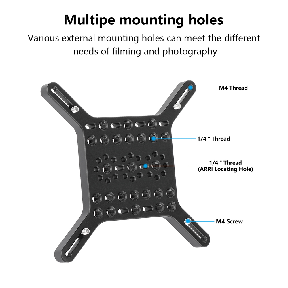 CAMVATE Multipurpose VESA Adapter Plate with V-Lock Mount