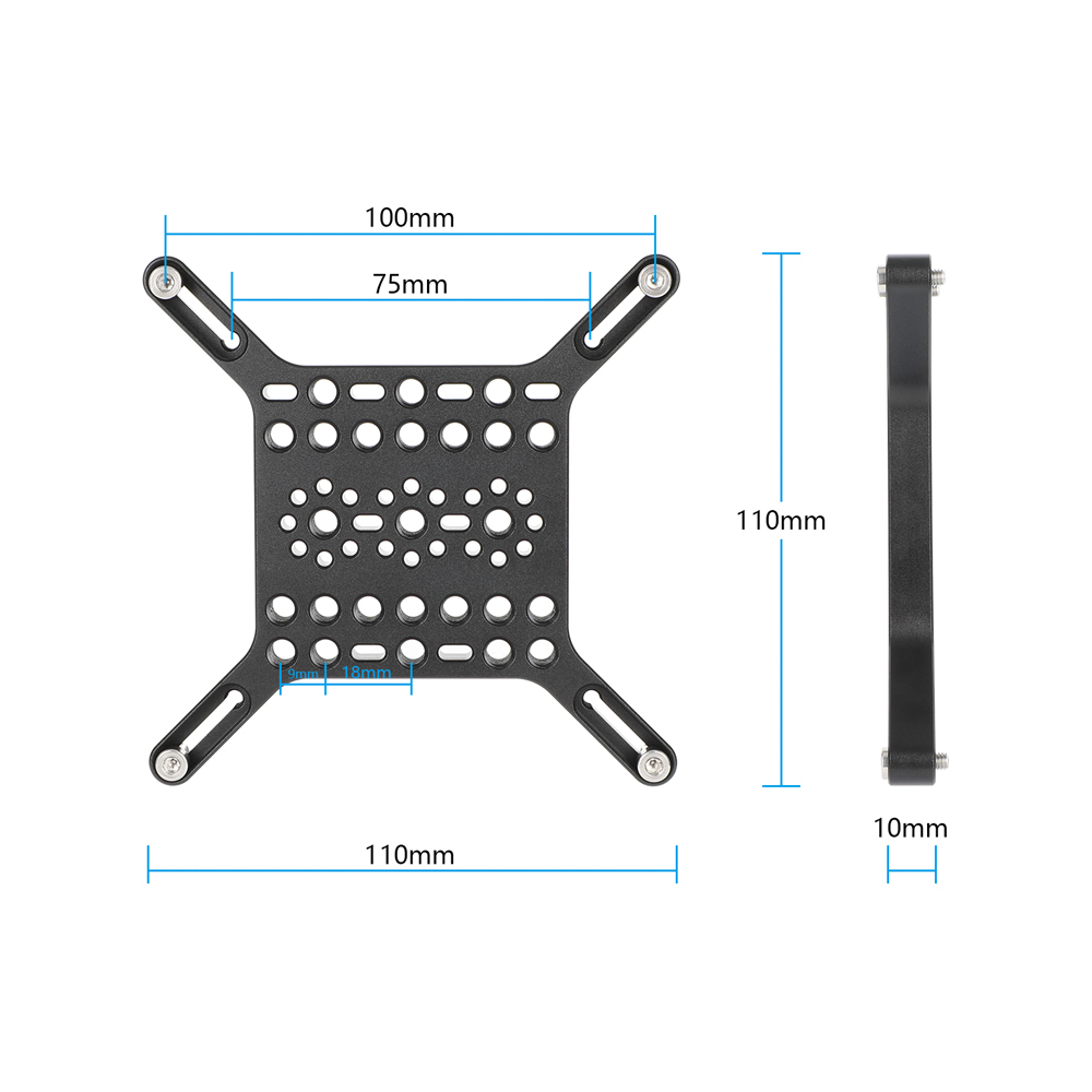 CAMVATE Multipurpose VESA Adapter Plate with V-Lock Mount