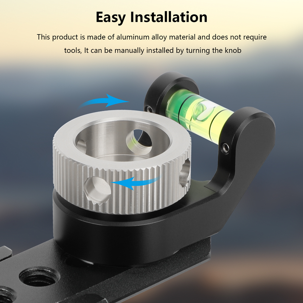 CAMVATE 1/4"-20 & 3/8"-16 Anti-Twist Accessory Mount (90-Degree)