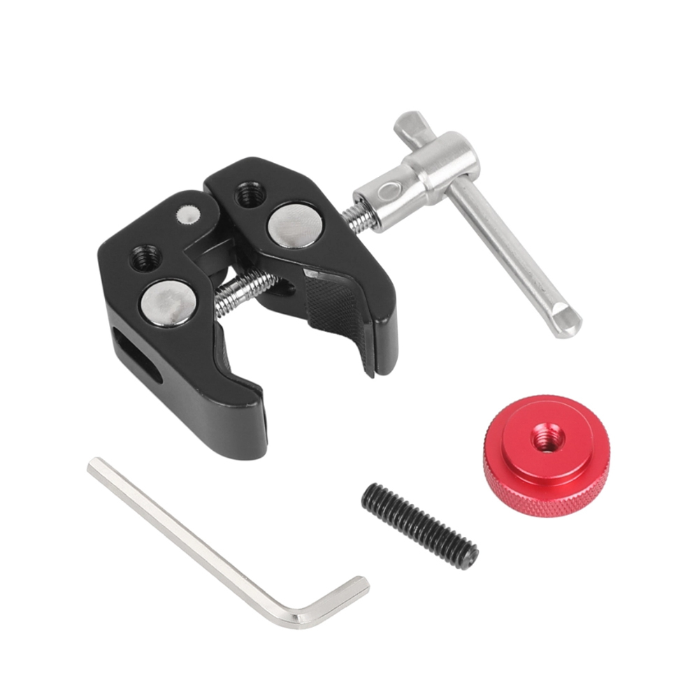 CAMVATE Super Clamp with 1/4"-20 to 1/4"-20 Screw Converter