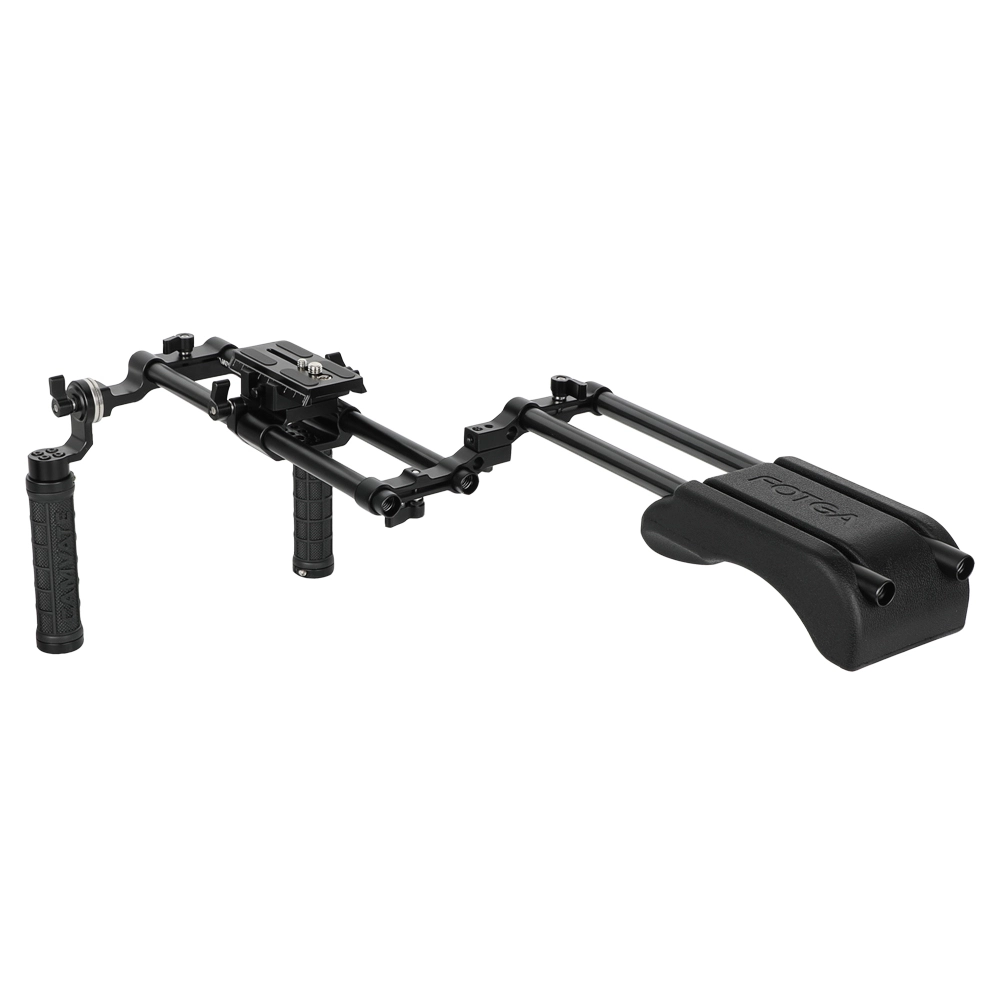 CAMVATE Pro Shoulder Mount Rig With Manfrotto Quick Release Plate ...