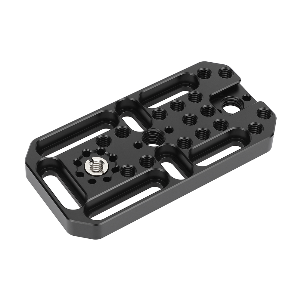 CAMVATE Cheese-Style Camera Mounting Plate with 1/4"-20 and 3/8"-16 Threads
