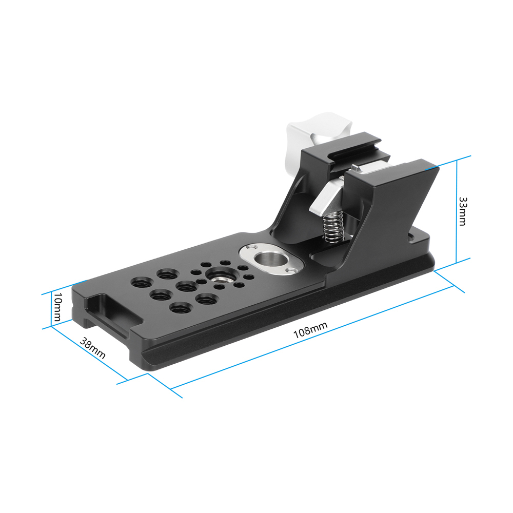 CAMVATE Lens Support 15mm Rod Clamp Rail Block for DSLR Rig Rod Support Rail System
