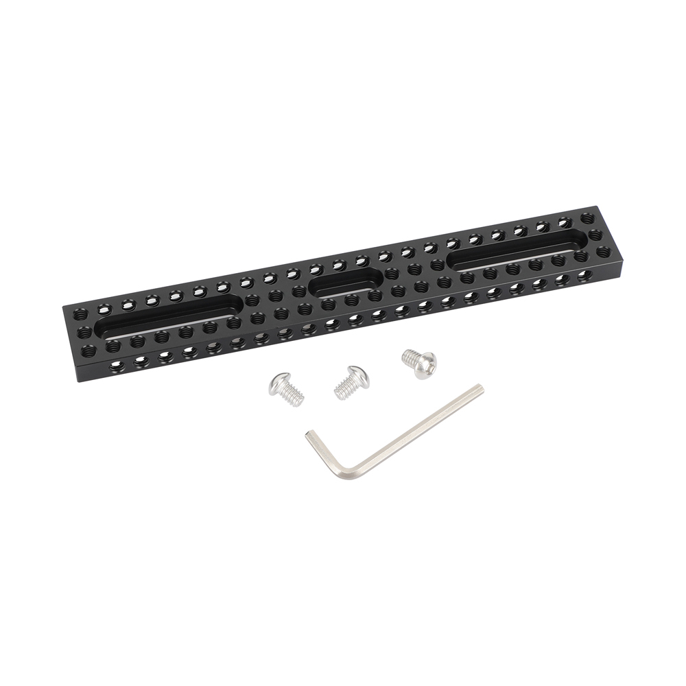 CAMVATE Camera Baseplate Extension Long Cheese Plate With Multiple 1/4"-20 Thread Holes For DLSR Camera DIY Setup