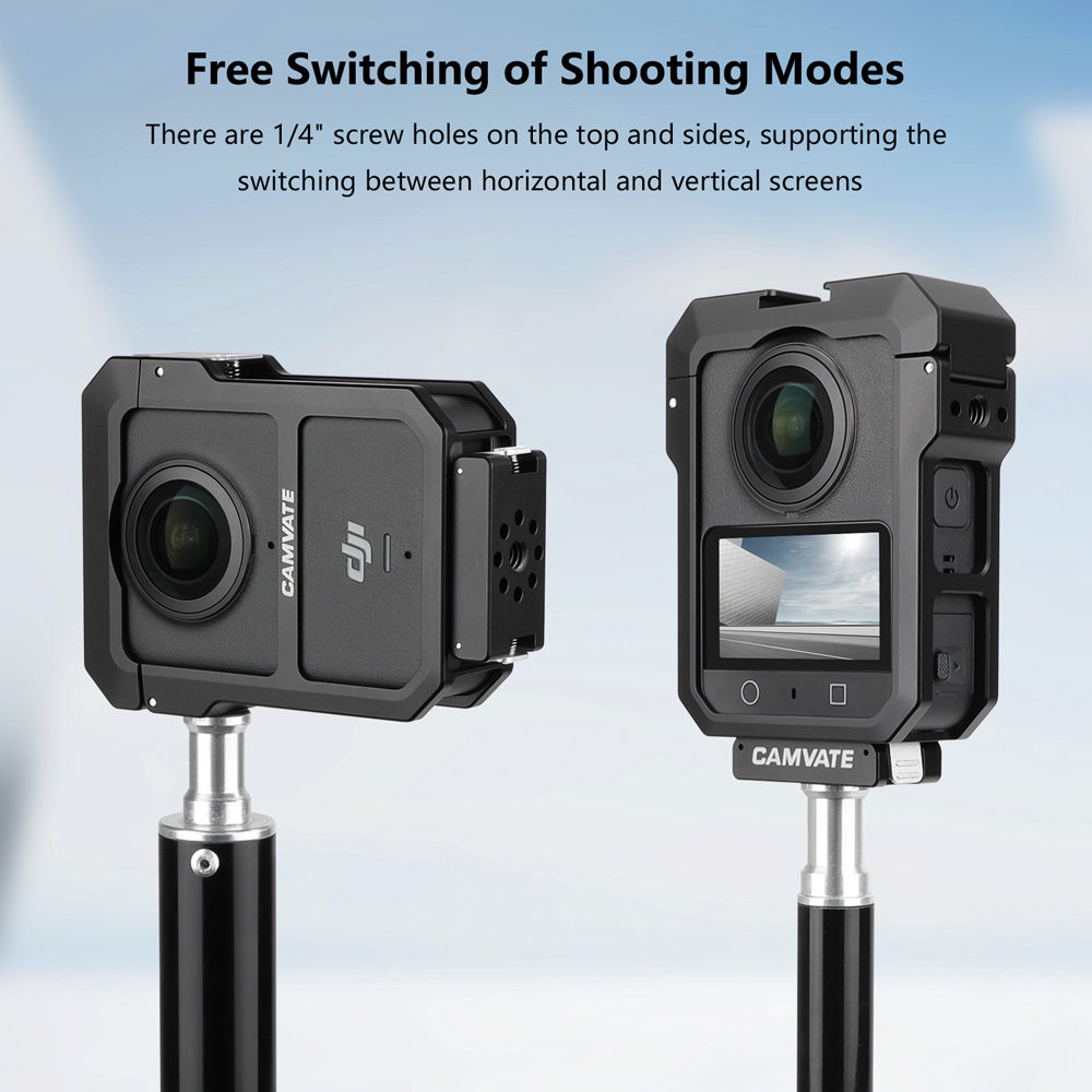 CAMVATE Support Bracket For DJI OSMO Pocket Camera Extension Setup