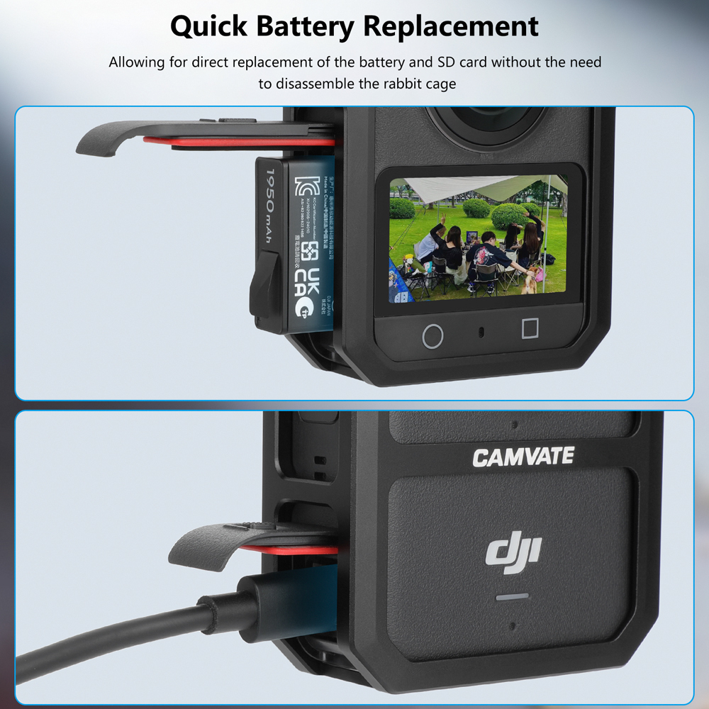 CAMVATE Support Bracket For DJI OSMO Pocket Camera Extension Setup