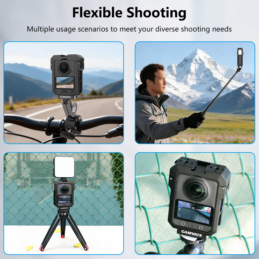 CAMVATE Support Bracket For DJI OSMO Pocket Camera Extension Setup