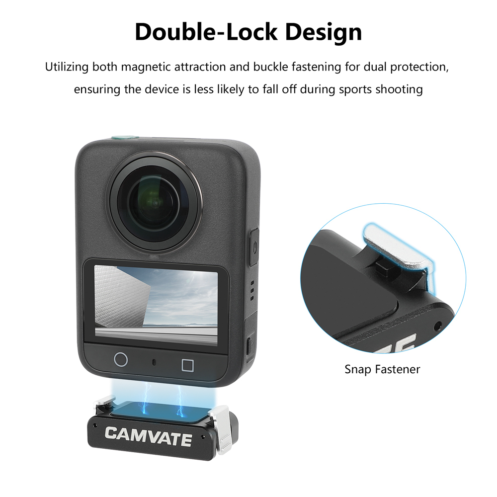 CAMVATE Support Bracket For DJI OSMO Pocket Camera Extension Setup