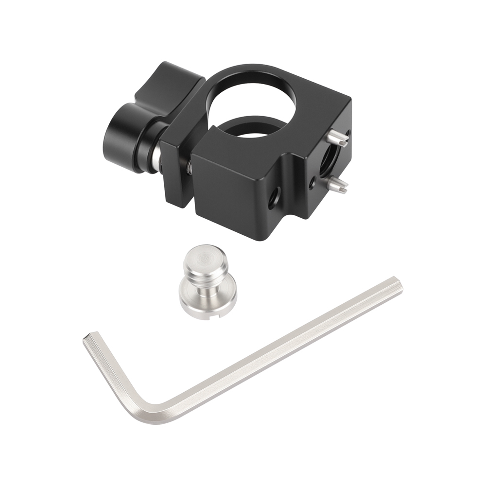 CAMVATE 1/4"-20 Male Anti-Twist to 15mm Single Rod Bracket