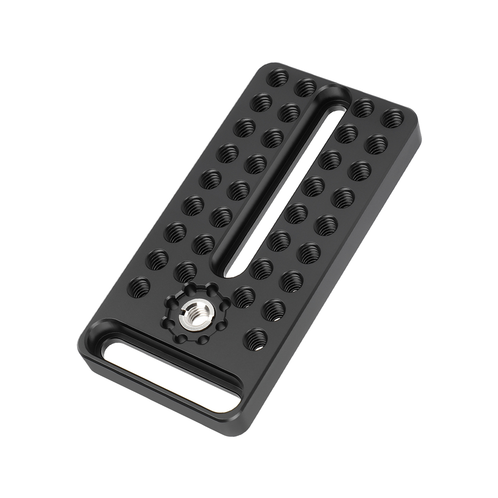 CAMVATE Mini Cheese Plate with 3/8"-16 ARRI-Style Accessory Mount