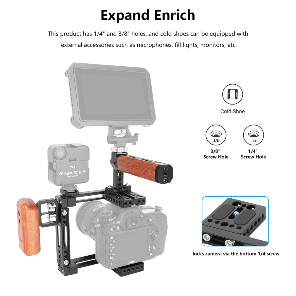 CAMVATE Dual-use Adjustable Cage Kit (Universal)