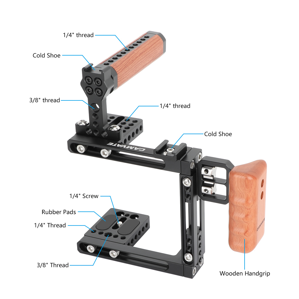 CAMVATE Dual-use Adjustable Cage Kit (Universal)