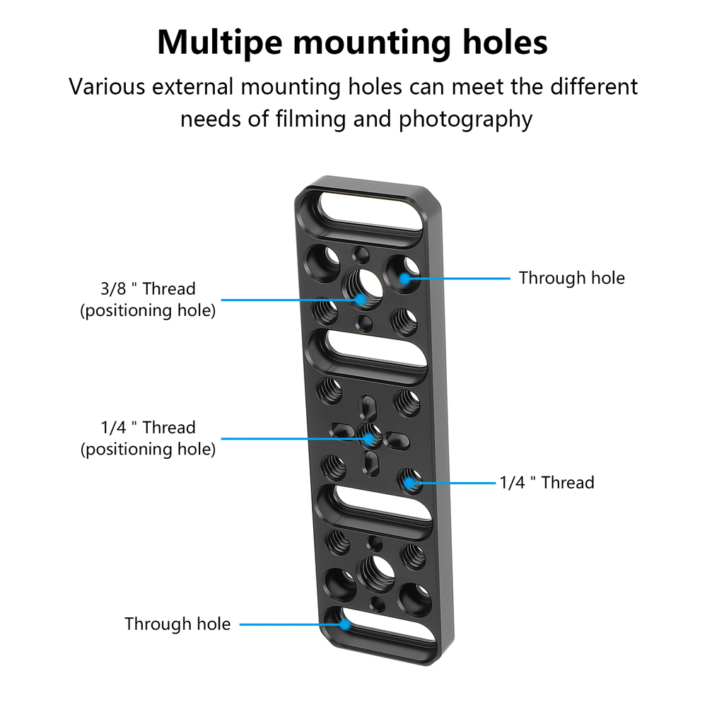 CAMVATE Multifunction Cheese Plate with 75mm VESA Mount (Red)
