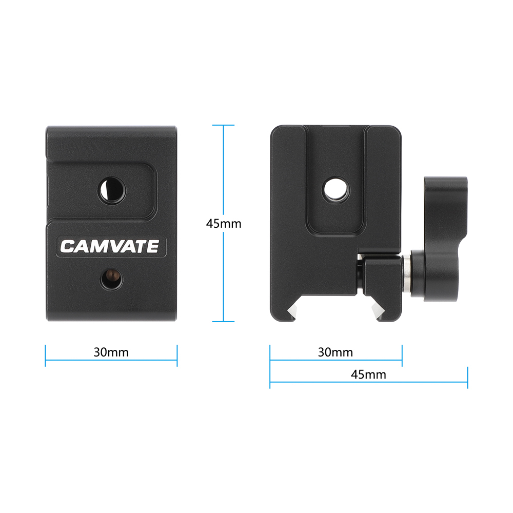 CAMVATE 15mm Rod Holder to NATO Clamp Mount