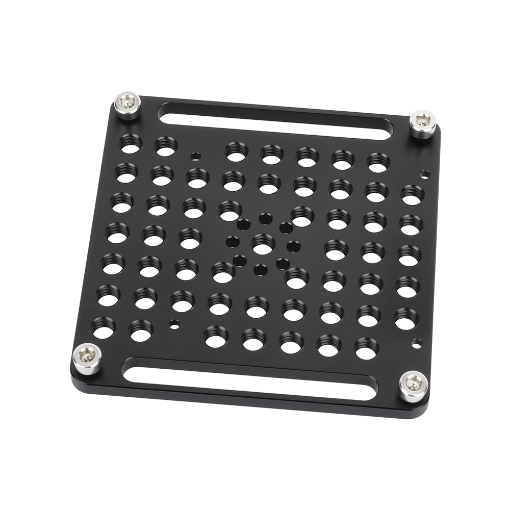 CAMVATE Multipurpose Cheese Plate with 75 to 100mm VESA Mount & 1/4"-20 Anti-Twist Threads