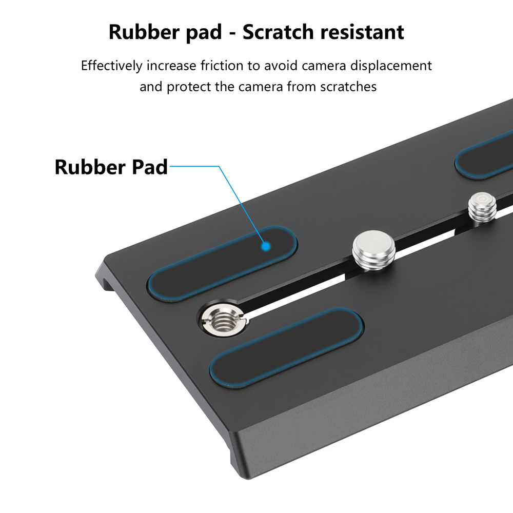 CAMVATE 8" ARRI-Style Dovetail Quick Release Camera Plate