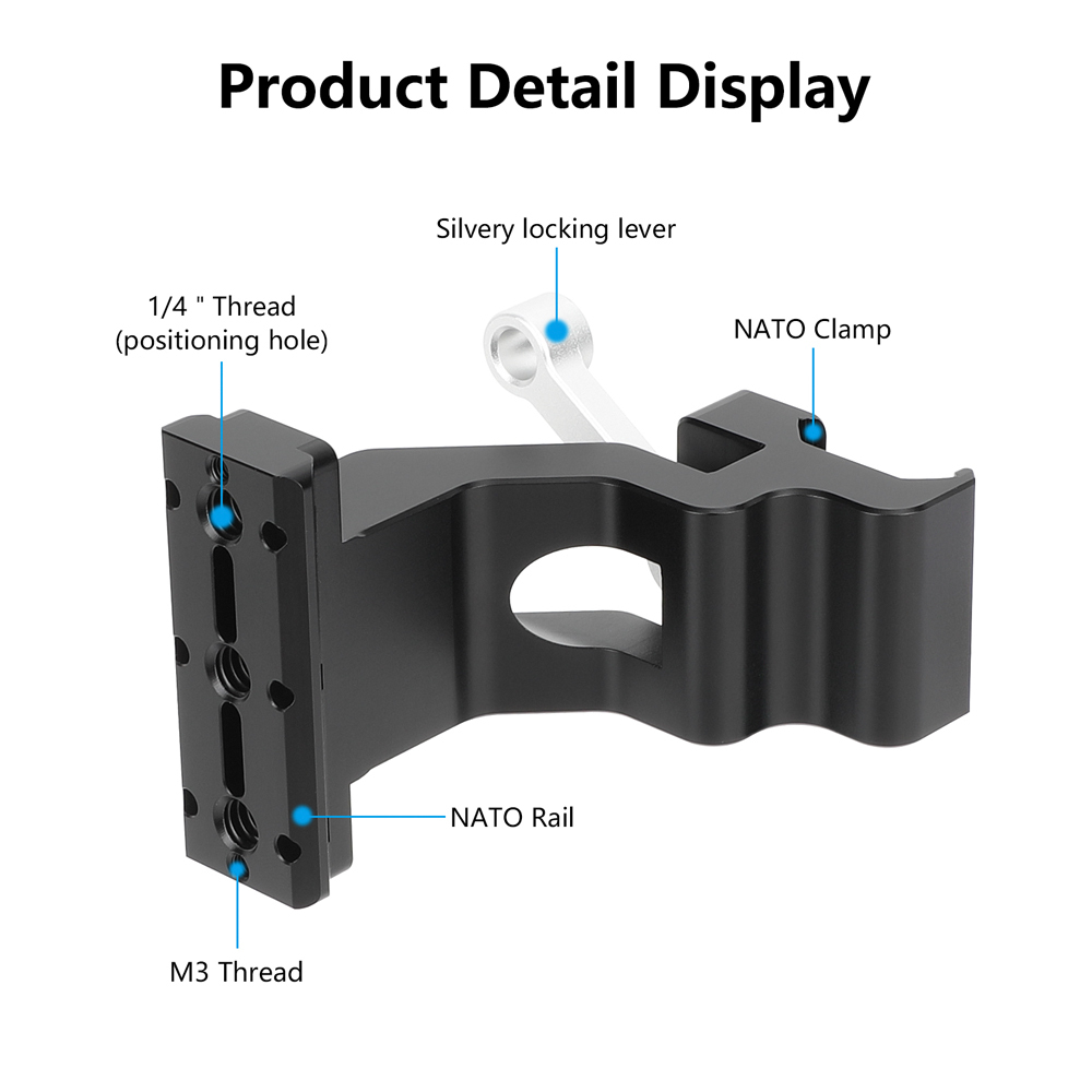 CAMVATE 15mm Rod Holder to NATO Clamp Mount