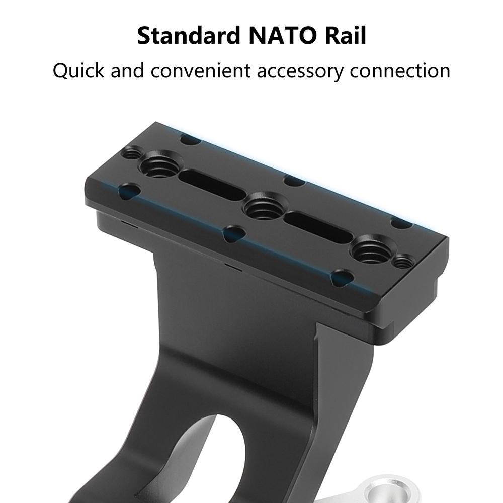 CAMVATE 15mm Rod Holder to NATO Clamp Mount