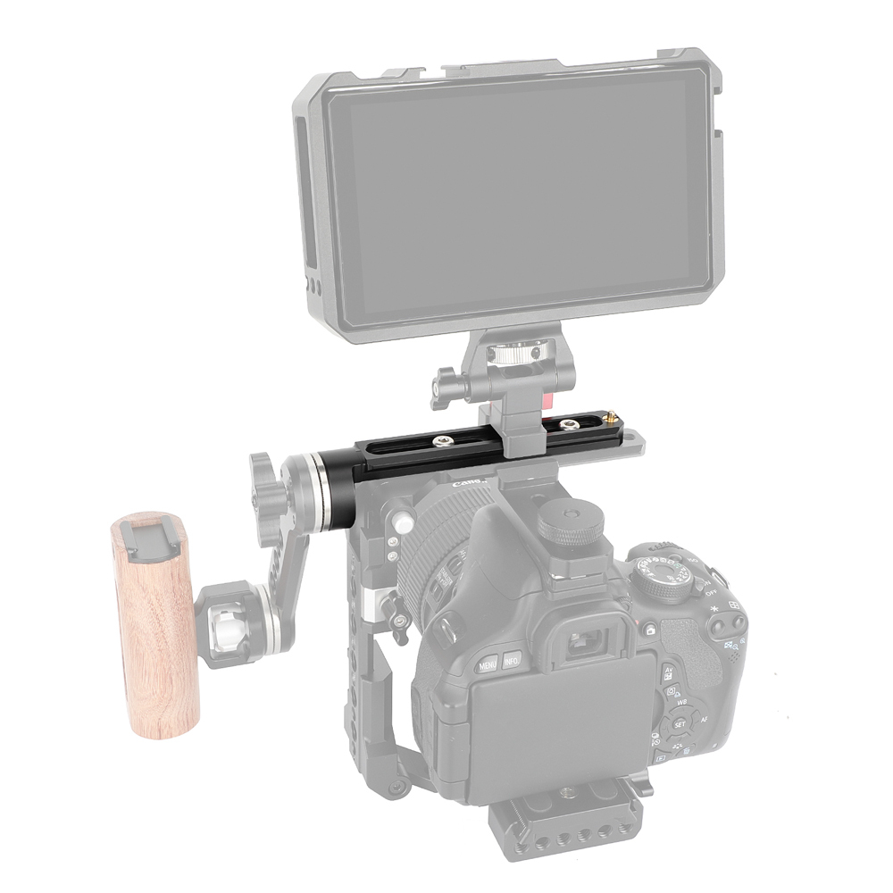 CAMVATE Right-Angle ARRI Rosette Extension with 2" NATO Rail