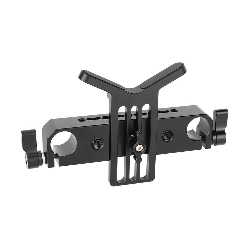 CAMVATE 19mm Studio Rod Clamp with Y-Shaped Lens Support