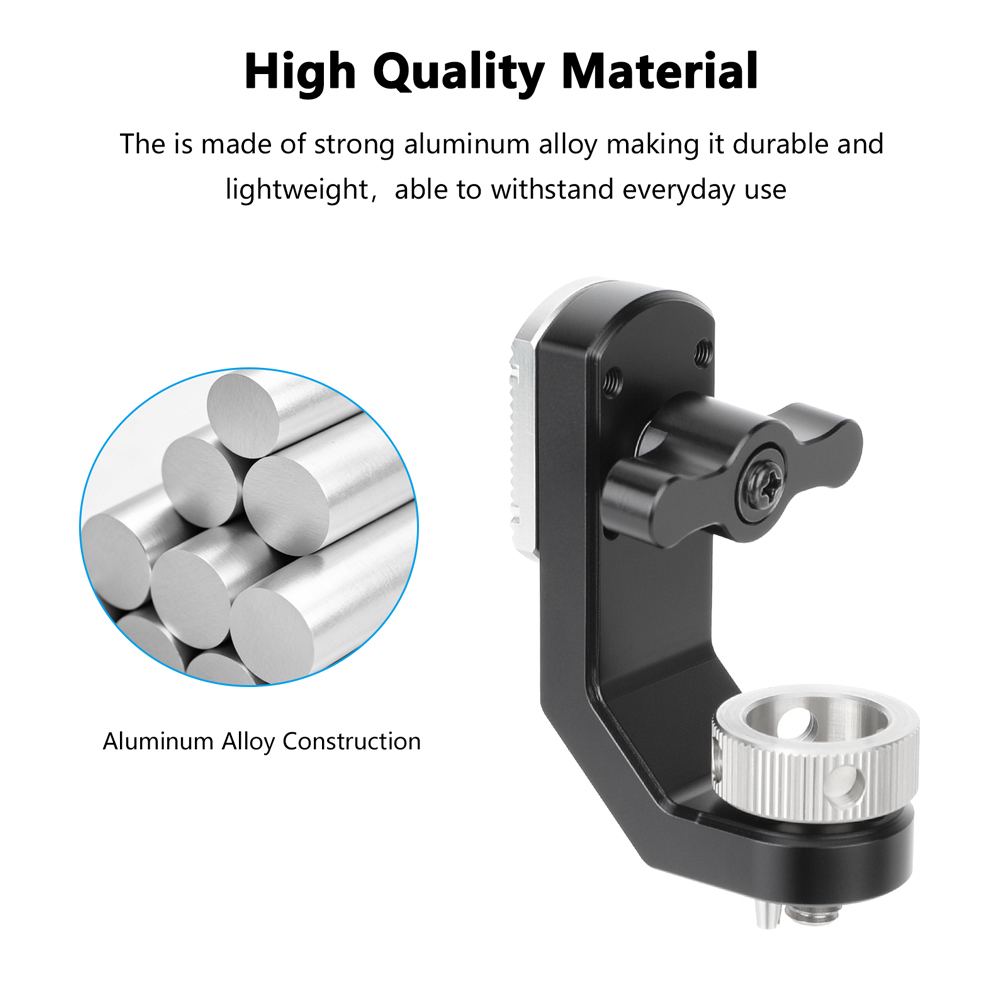 CAMVATE ARRI-Style M6 Rosette to 1/4"-20 Anti-Twist Screw Mount for SmallHD On-Camera Monitors