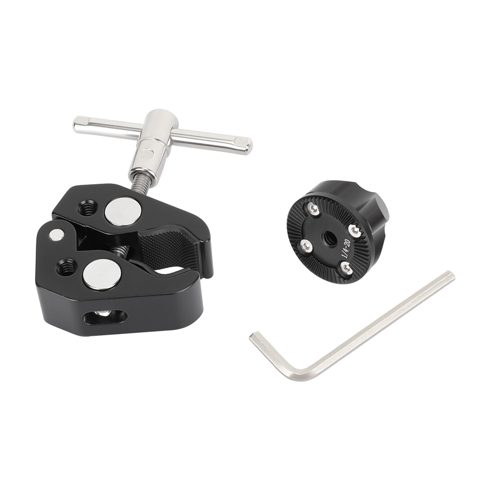 CAMVATE Multi-purpose Super Crab Clamp with ARRI Rosette Mount