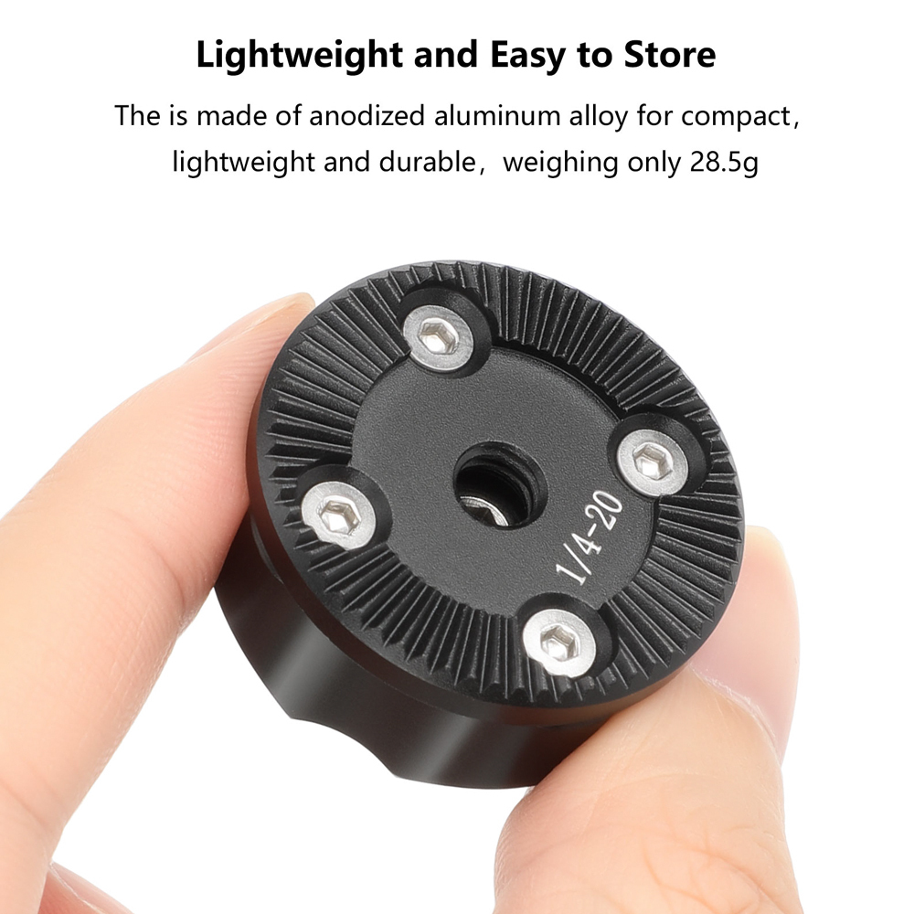 CAMVATE ARRI-Style Rosette with 3/8"-16 Anti-Twist Screw Mount