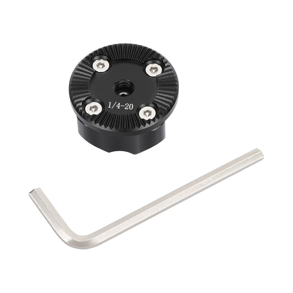 CAMVATE ARRI-Style Rosette with 3/8"-16 Anti-Twist Screw Mount