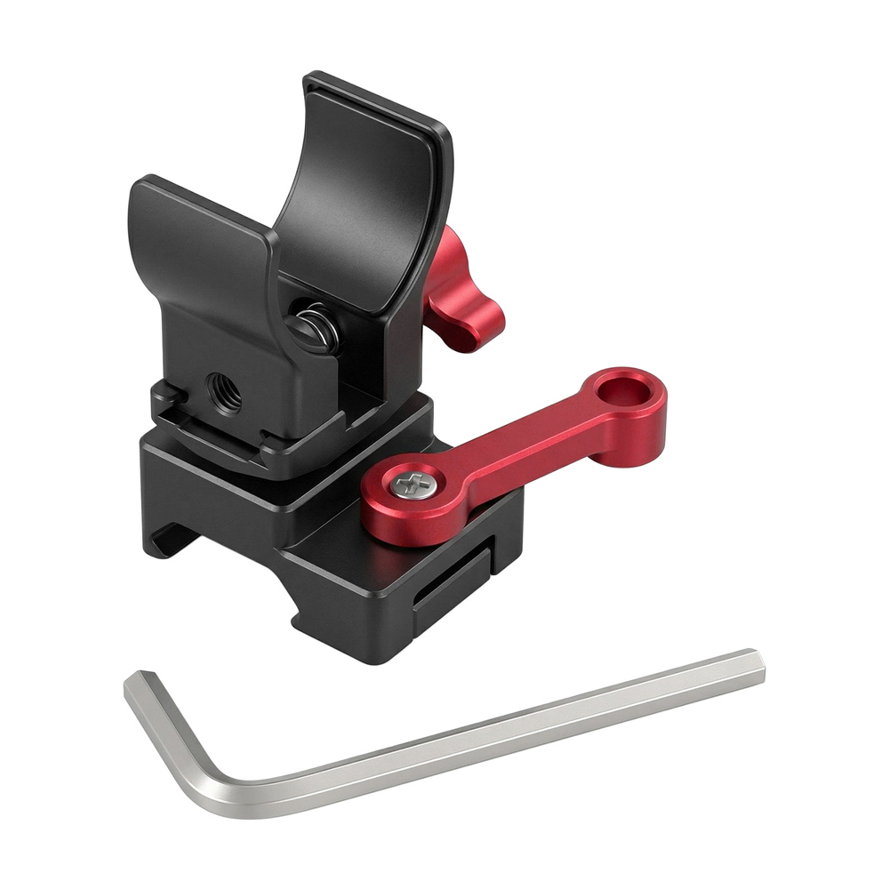 CAMVATE Shotgun Microphone Clamp Crab Clamp with Shoe Mount Adapter for Shotgun Microphones