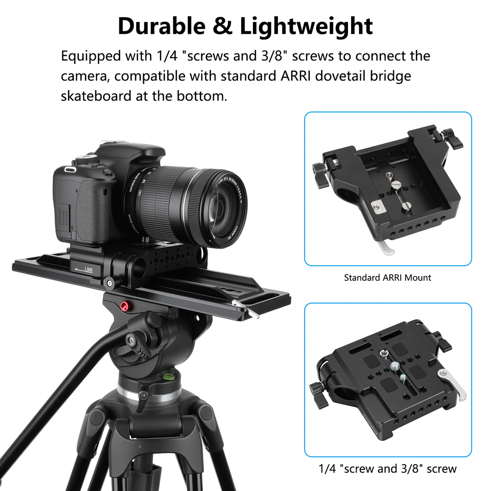 CAMVATE ARRI-Standard Quick Release Baseplate (15mm LWS/19mm Studio)