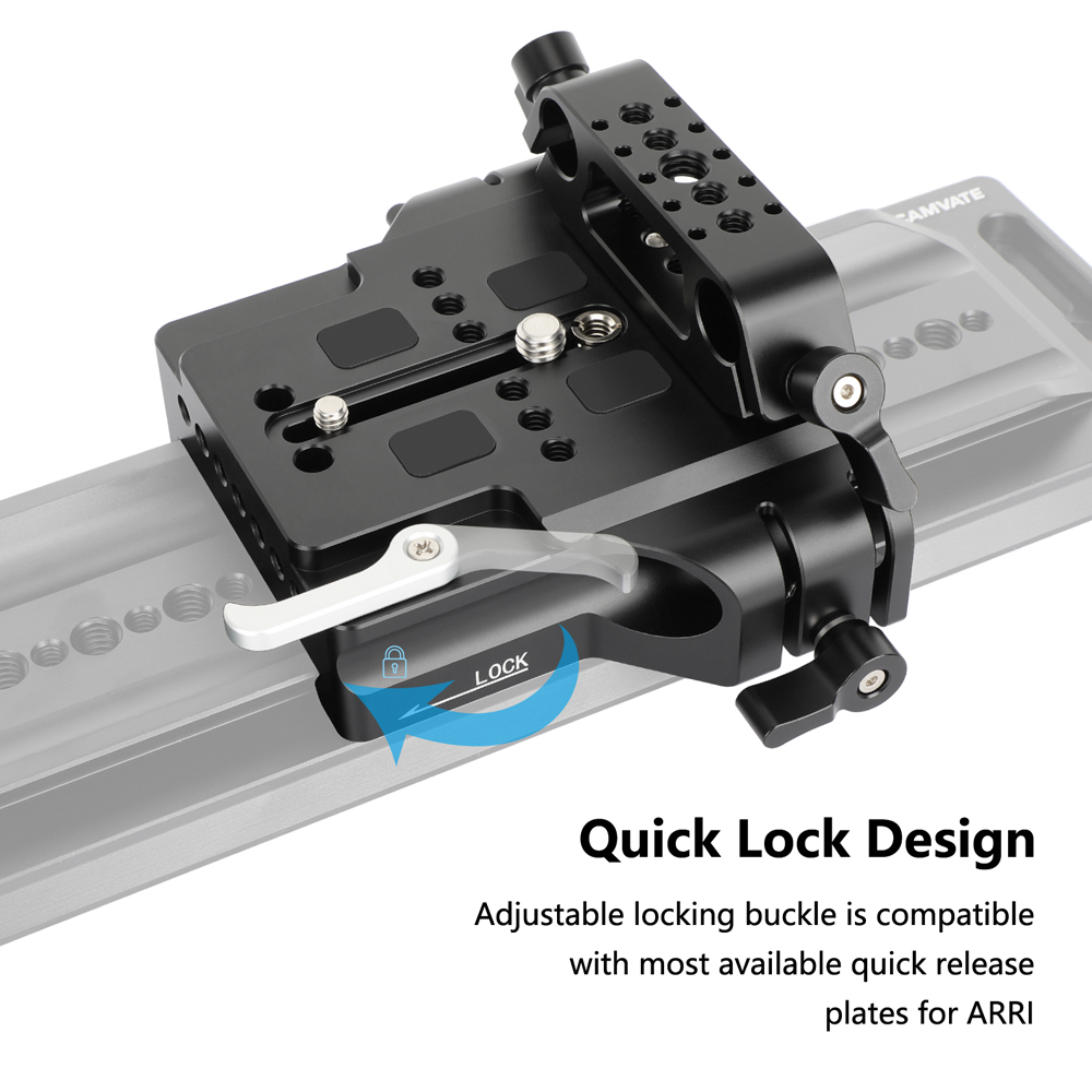 CAMVATE ARRI-Standard Quick Release Baseplate (15mm LWS/19mm Studio)