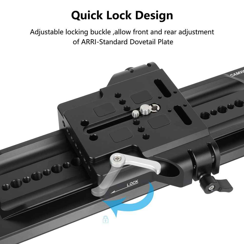 CAMVATE ARRI-Standard Quick Release Baseplate (19mm Studio)