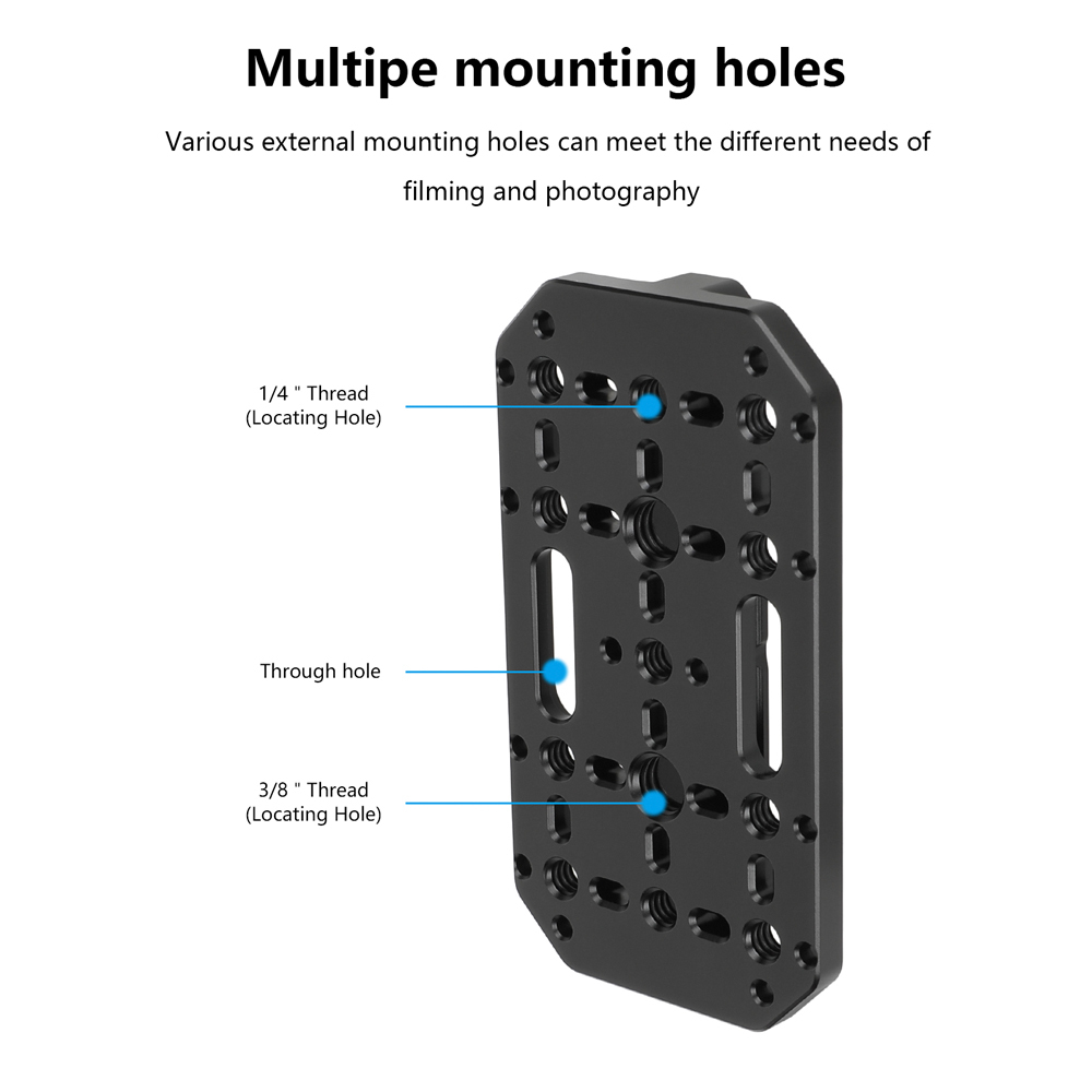 CAMVATE Adjustable Accessory Mounting Plate with Swivel Arm