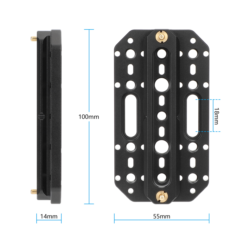 CAMVATE Adjustable Accessory Mounting Plate with Swivel Arm