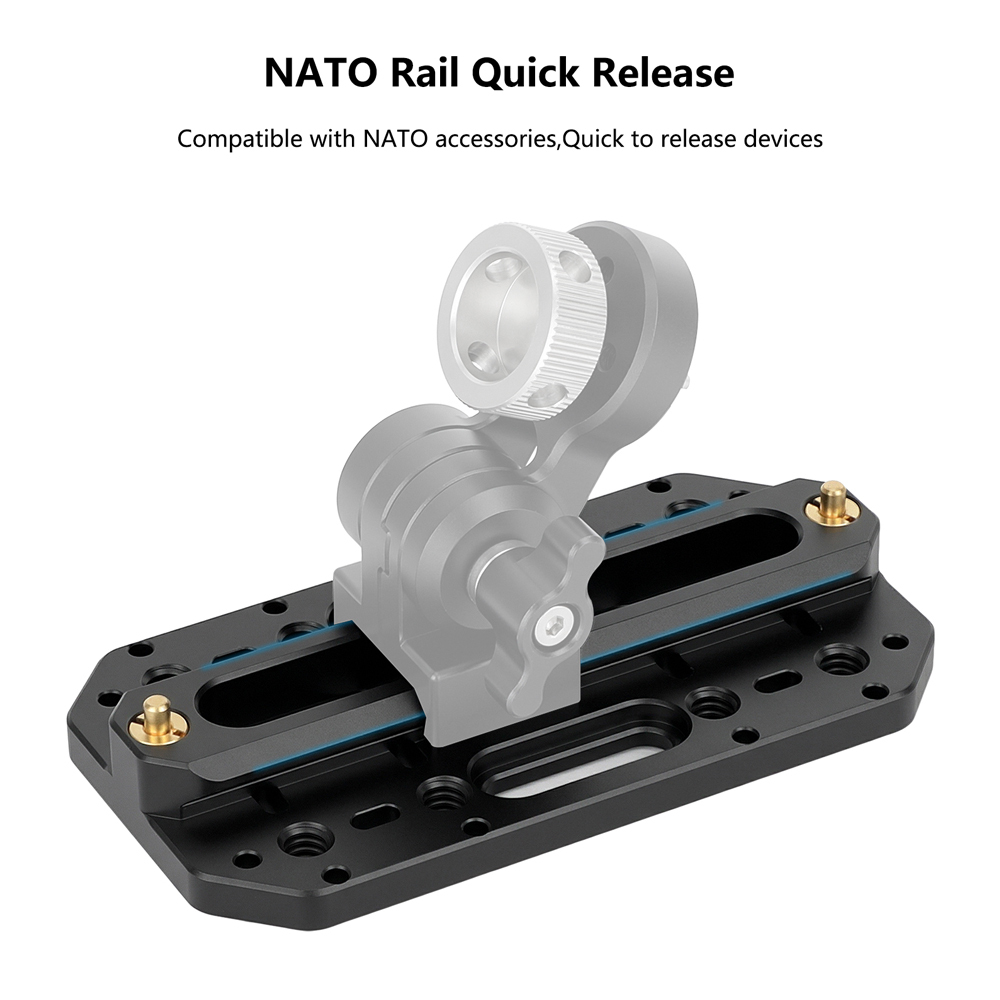 CAMVATE Adjustable Accessory Mounting Plate with Swivel Arm