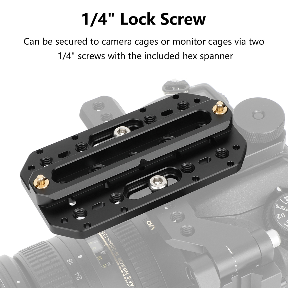 CAMVATE Adjustable Accessory Mounting Plate with Swivel Arm