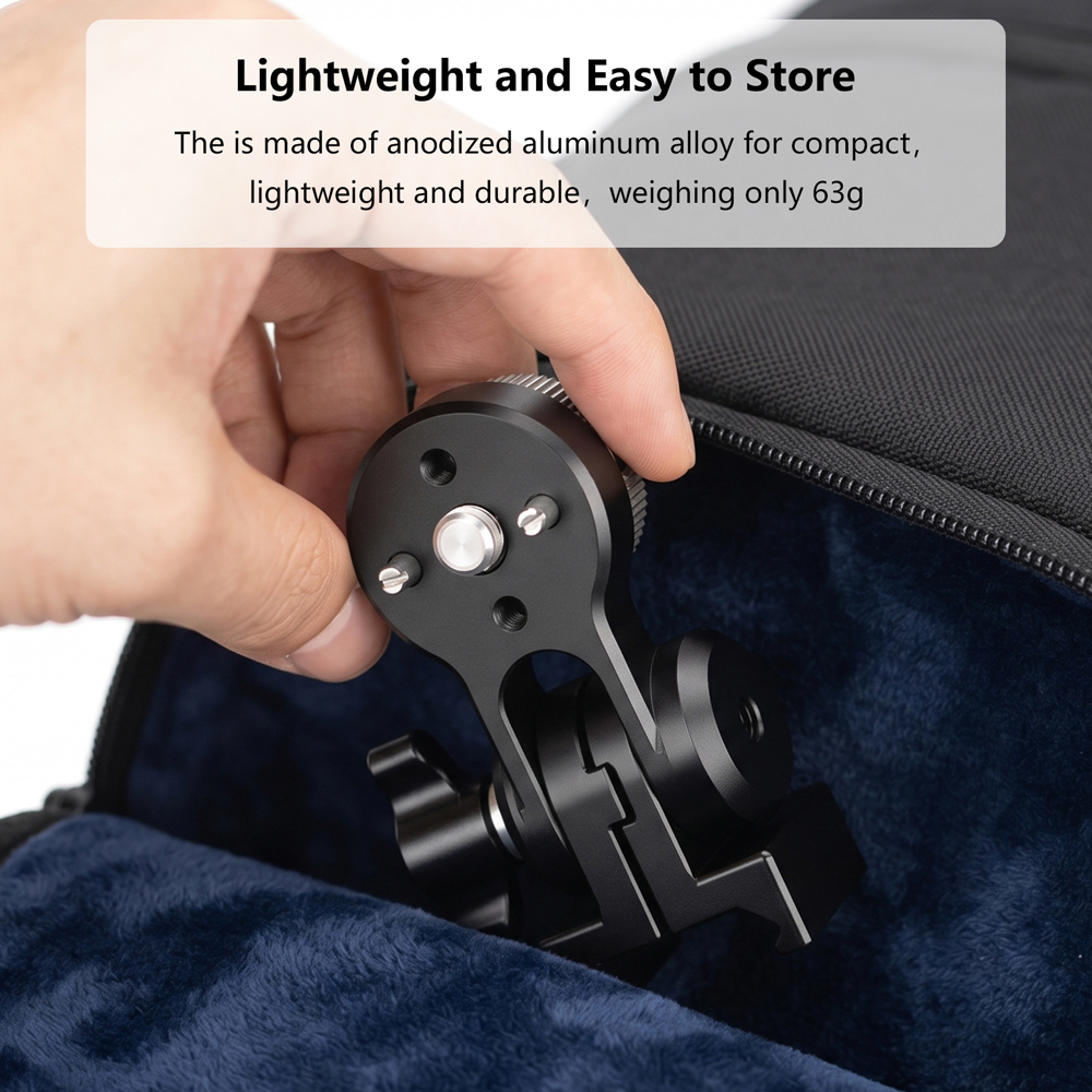 CAMVATE Adjustable Accessory Mounting Plate with Swivel Arm