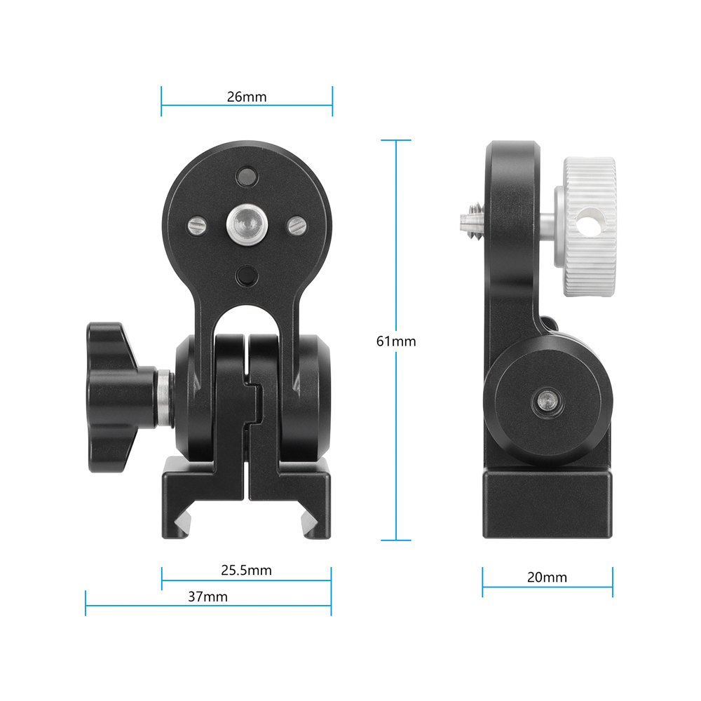 CAMVATE Adjustable Accessory Mounting Plate with Swivel Arm