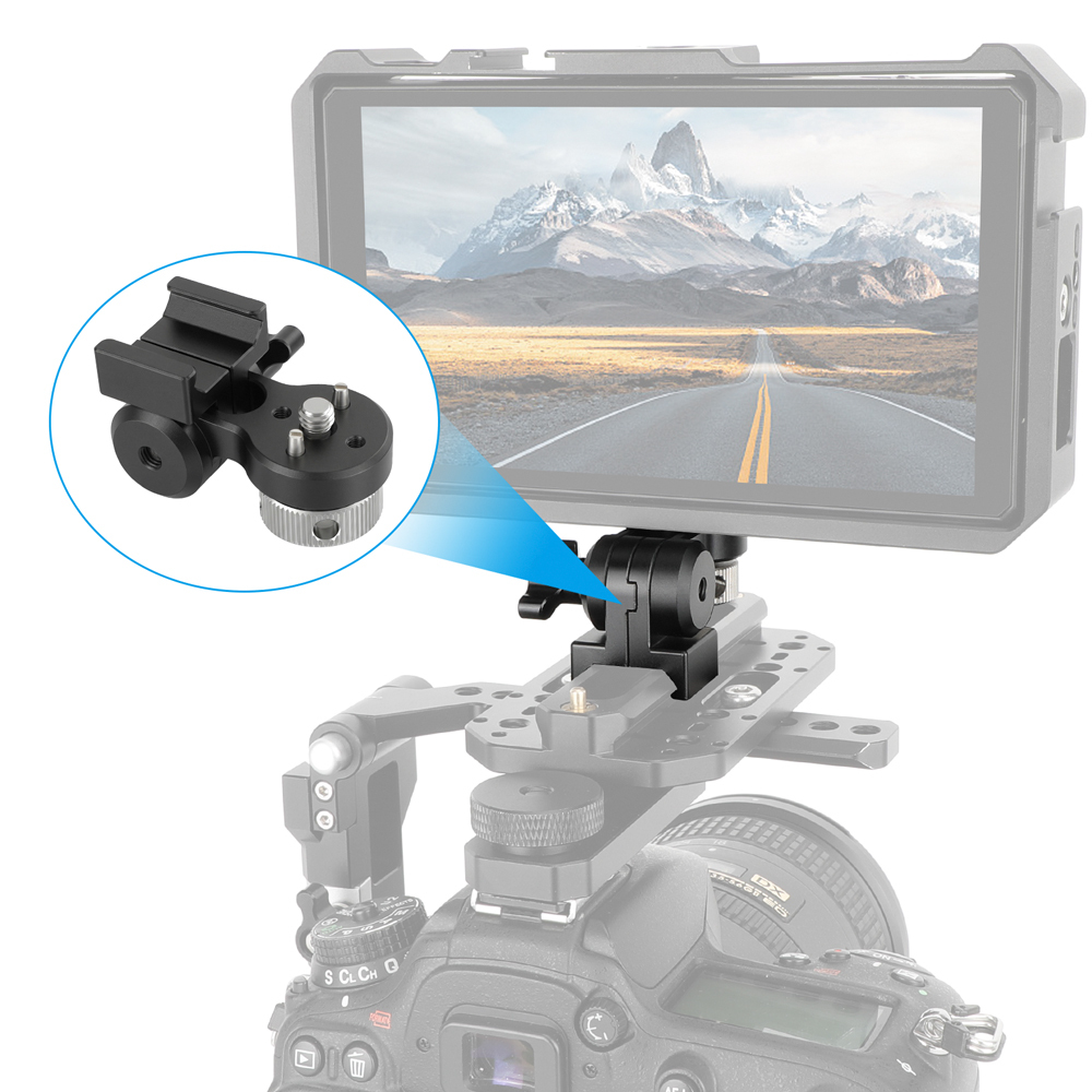 CAMVATE Adjustable Accessory Mounting Plate with Swivel Arm