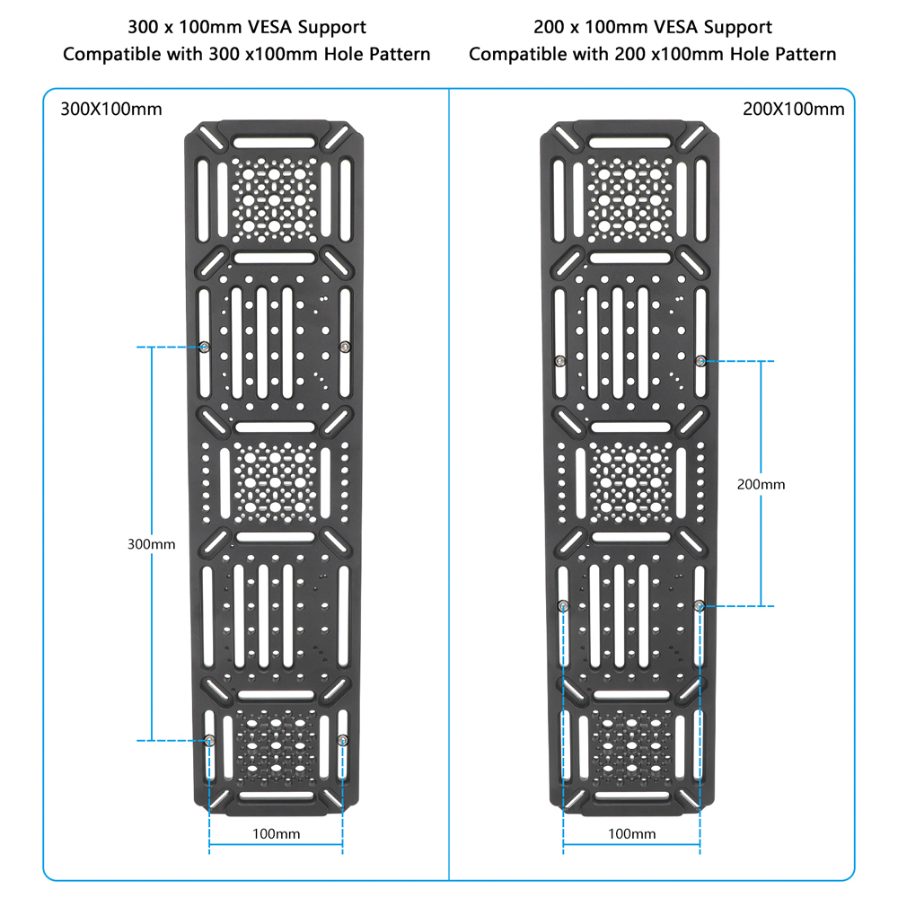 CAMVATE Multipurpose Cheese Plate with VESA Mount (75 x 75mm, 100 x 100mm, 200 x 100mm, 300 x 100mm)
