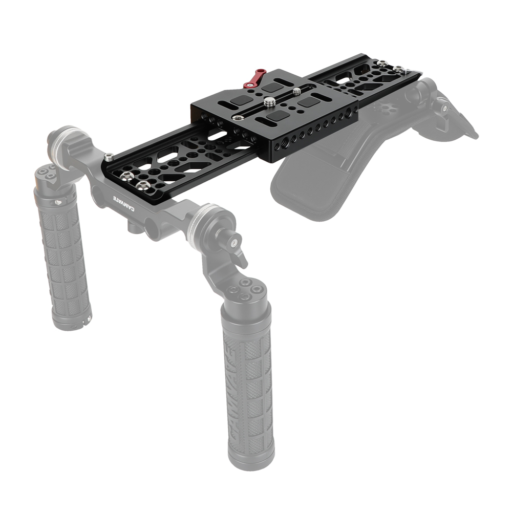 CAMVATE Standard ARRI 12" Dovetail Bridge Sled Plate & Quick Release Baseplate For DSLR Camera / DV Camcorder