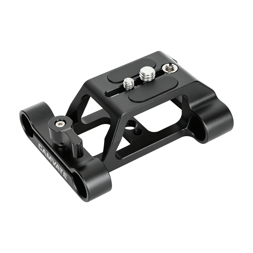 CAMVATE Arca-Type Baseplate Kit with 15mm LWS Rod Mount