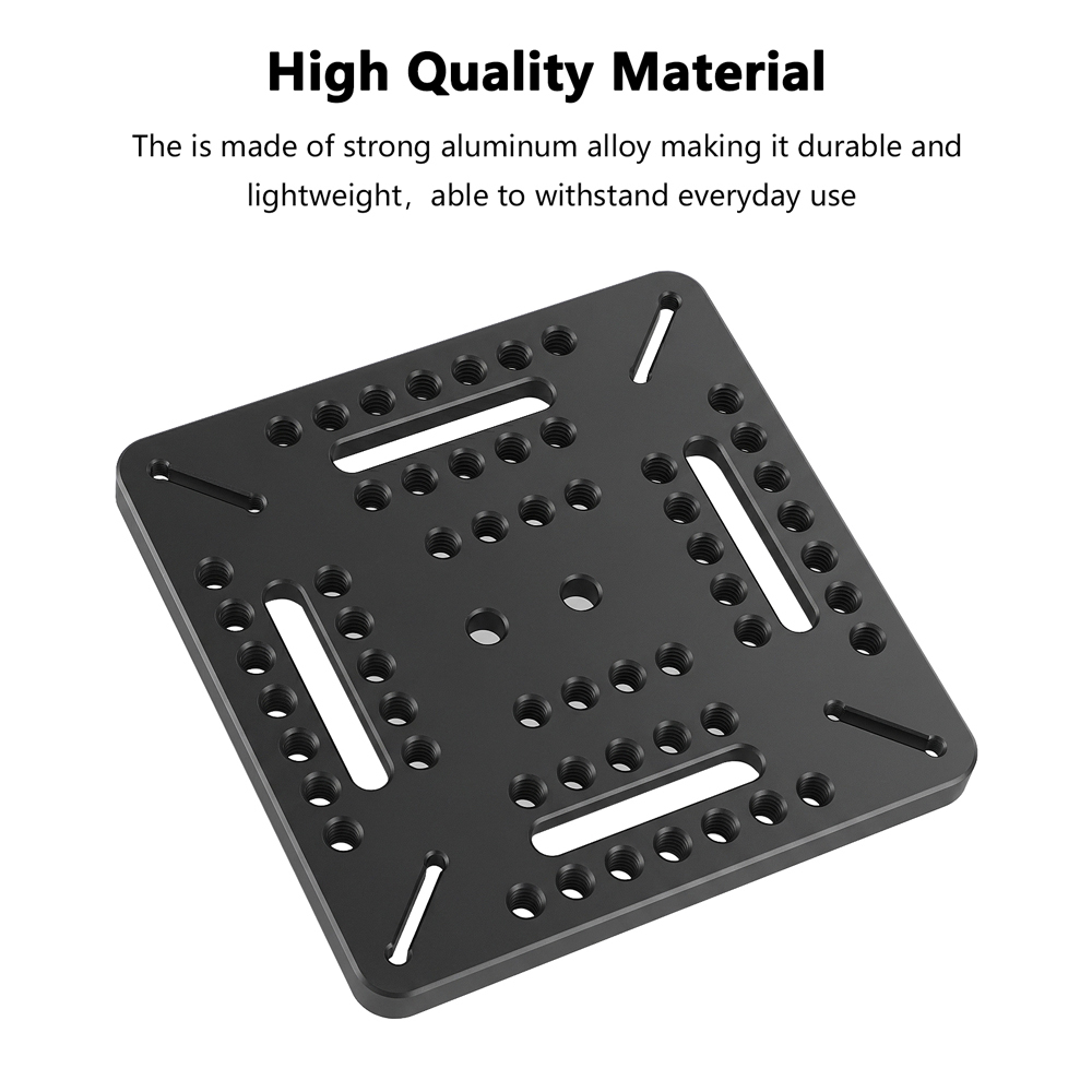 CAMVATE Multipurpose VESA Monitor Mounting Plate with V-Lock Wedge & Handle (75 to 100mm)