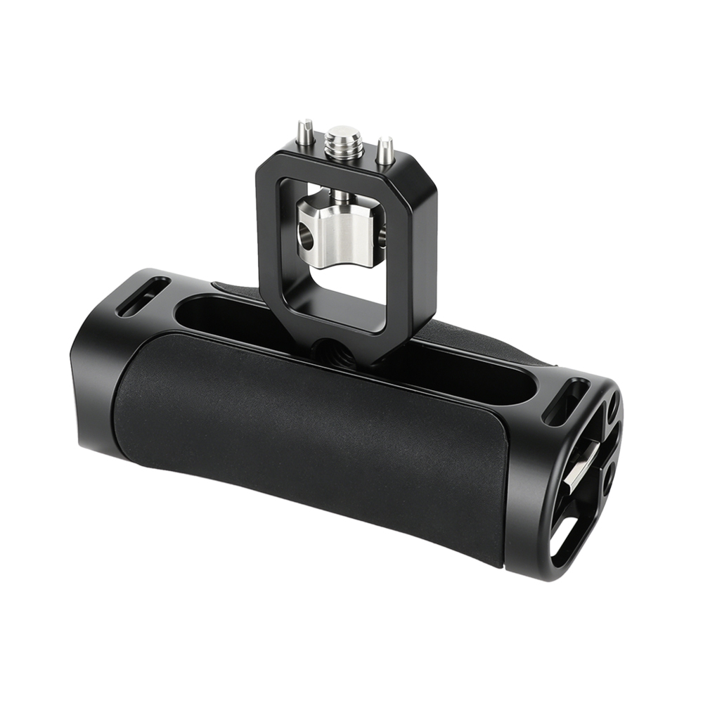 CAMVATE Wooden Handgrip with Anti-Twist 1/4"-20 Mount (Right Side)