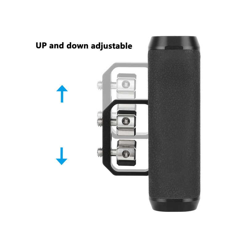 CAMVATE Side Handle with Dual 1/4"-20 Screw Mount